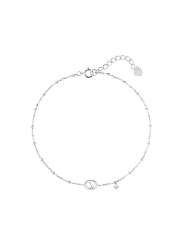 DAL Silver Anklet H0184 - STONEHENgE - Modalova