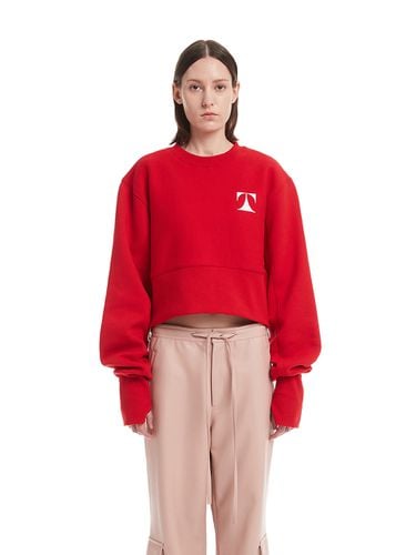 T Logo Sweatshirt_Red - Trunk Project - Modalova