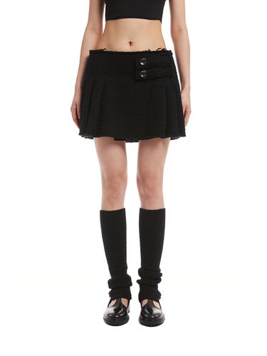 Pleated Mini Skirt_Black - Trunk Project - Modalova