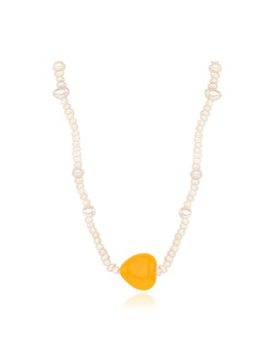 Arc-En-Ciel Yellow Heart Necklace - JOY GRYSON - Modalova