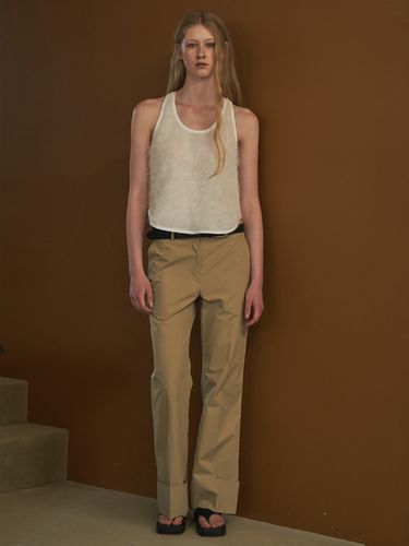 Roll Up Belt Pants - SIGREAT - Modalova