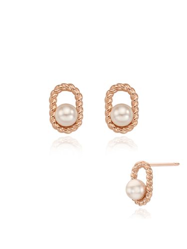 Rope Oval Earrings - STONEHENgE - Modalova