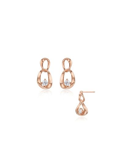 Twisted Layering Earrings - STONEHENgE - Modalova