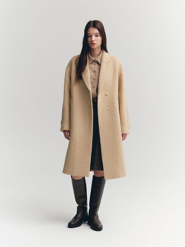 Alpaca Mohair Half Coat - MOAT - Modalova