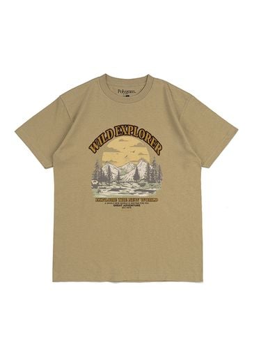 Wild Explorer T-shirt_Light Khaki - POLYGRAM - Modalova