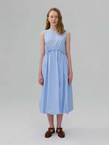 Piped Waist Dress_Sky Blue - ahwe - Modalova