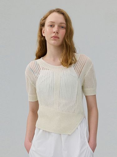 Open-Work Knit Top - ahwe - Modalova