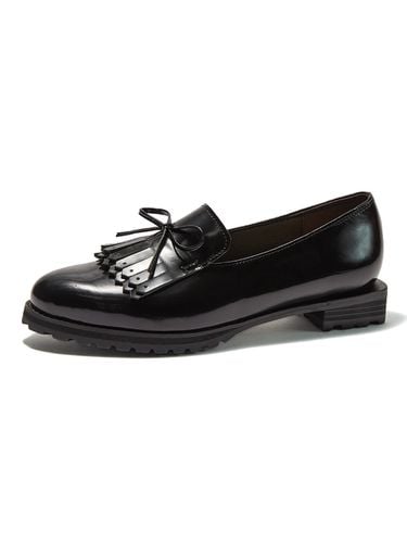 Ribbon Tassel Loafer_Black - BRIANA - Modalova