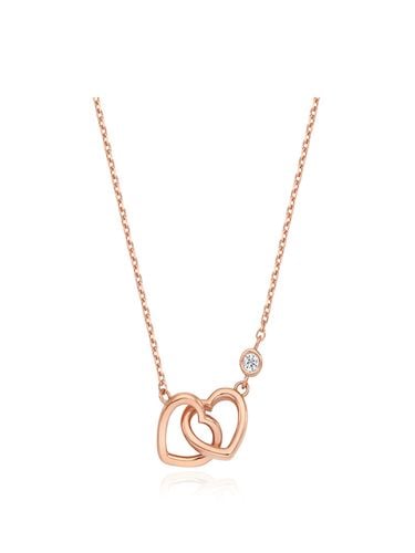 Layered Heart Necklace - STONEHENgE - Modalova