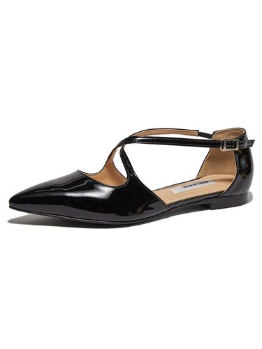 Audrey X-Stiletto Flat_Black Patent - BRIANA - Modalova