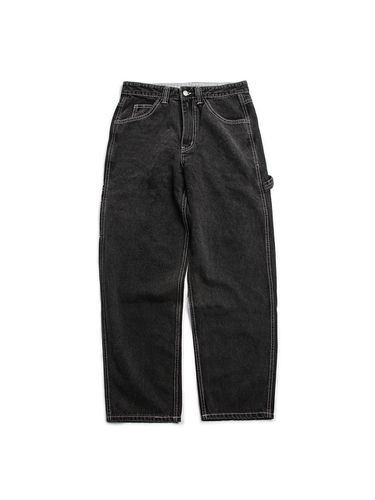 Work Denim Pants One Wash (Black) - Slowpoke - Modalova