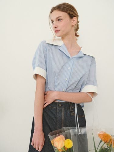 Rand Sailor Blouse_Sky Blue - OSTKAKA - Modalova