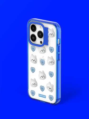 Wave Label] Dot Heart Chichi Phone Case () - EARP EARP - Modalova