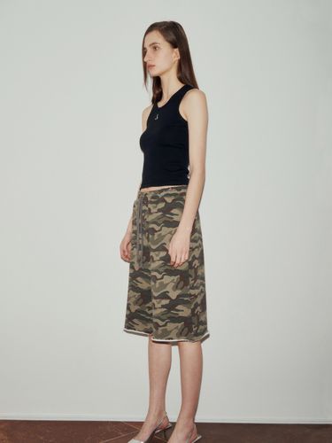 Logo Patch Sweat-shorts_Camouflage - AFTERHOURS - Modalova