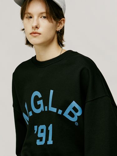 MGLB91 Printing Sweatshirt - Black - MATCHGLOBE - Modalova