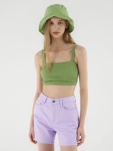 Basic Denim Short Pants - Lavender - CORALIQUE - Modalova