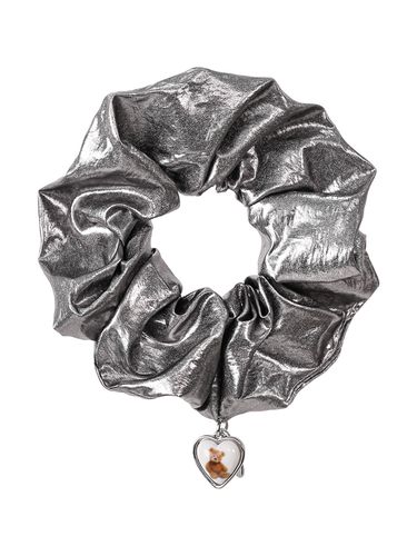 Teddy Metal Scrunchie - mellotory - Modalova