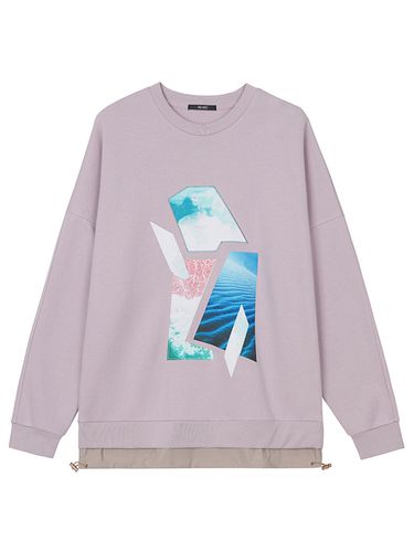 Drawstring Graphic Detail Sweatshirts _ - ADHOC - Modalova