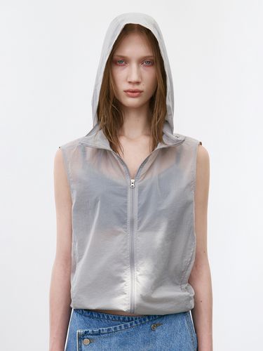 Sheer Nylon Vest _Light Gray - STUDIO TABLE - Modalova