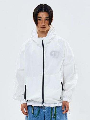 Matt Nylon Hooded Zip-Up Jacket _ - 86d - Modalova