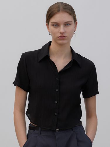 Women Crop Summer Pleats Shirt () - Trip LE Sens - Modalova