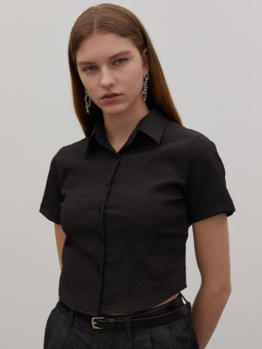 Women Crop All Day Crinkle Shirt () - Trip LE Sens - Modalova