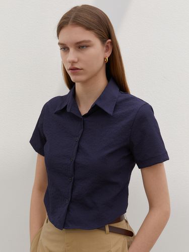 Women Crop All Day Crinkle Shirt () - Trip LE Sens - Modalova