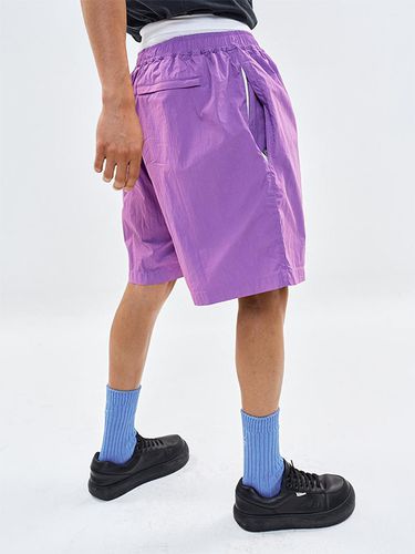 Crisp Banding shorts _ Purple - 86d - Modalova