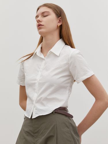 Women Crop All Day Crinkle Shirt () - Trip LE Sens - Modalova