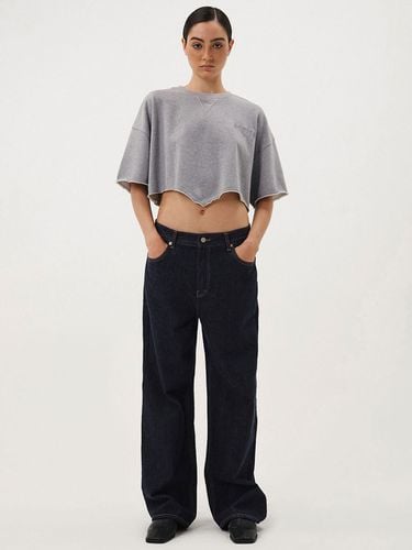 Straight Low Denim Pants - MAGJAY - Modalova