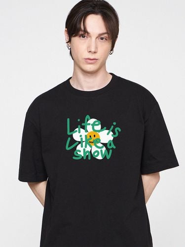 Big Drawing Letter Flower Short-Sleeve T-Shirt - GRAVER - Modalova