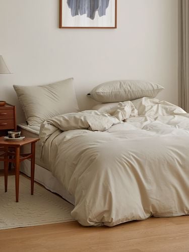 SS/Q/K] Dense Cotton Duvet Cover 6Colors - maatila - Modalova