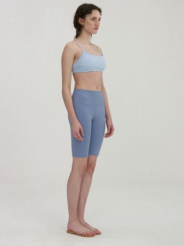 Biker Short Legging_Gray Blue - NOTHING WRITTEN - Modalova