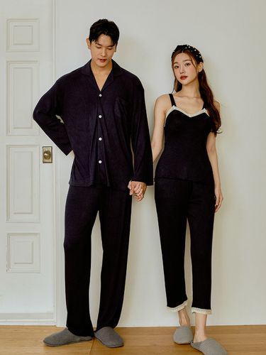 Couple Ribbed Pajama Set - LUNALUZ STUDIO - Modalova