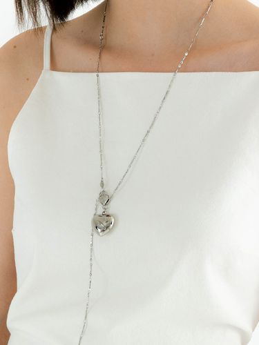 Drop Chain Heart Pendant Necklace - pearlymore - Modalova