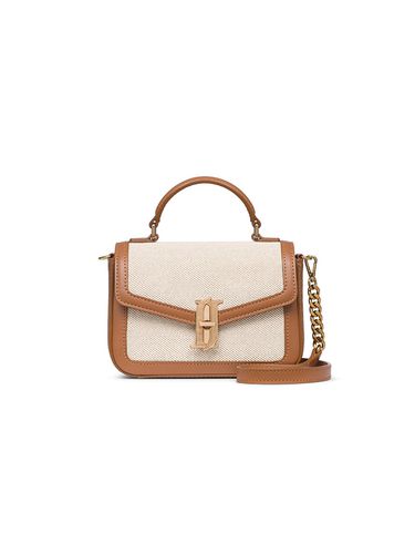 Joelle Fallin Canvas Mini Satchel Bag_Tan - J.ESTINA - Modalova