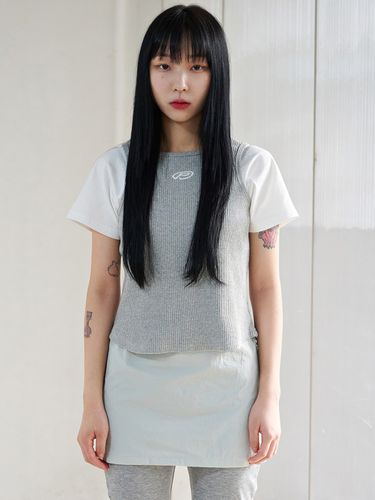 TS Layered Tank T-Shirt _ Grey - PIECEMAKER - Modalova