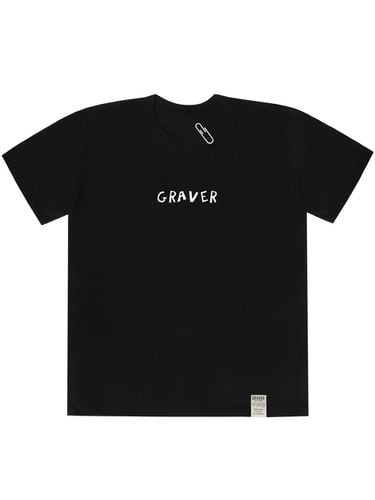 Velvet Logo Short Sleeve T-shirt_8 Colors - GRAVER - Modalova