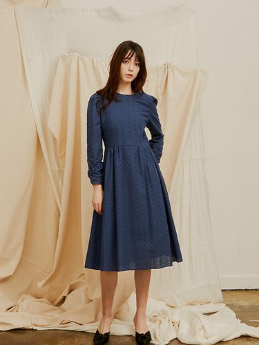 Nike Eyelet Lace Dress_Navy - SORRY TOO MUCH LOVE - Modalova