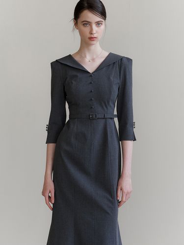 Classic Sailor Collar Dress - FLOWOOM - Modalova