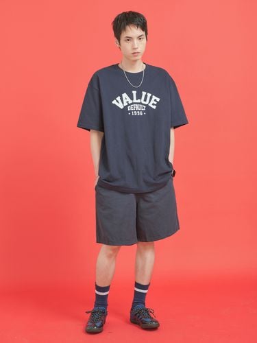 Standard Cotton Shorts - Navy - DEFAULT - Modalova