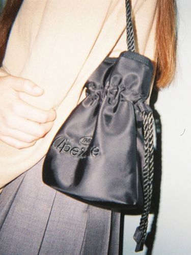 String Bag In Nylon_Black - The Aperture - Modalova