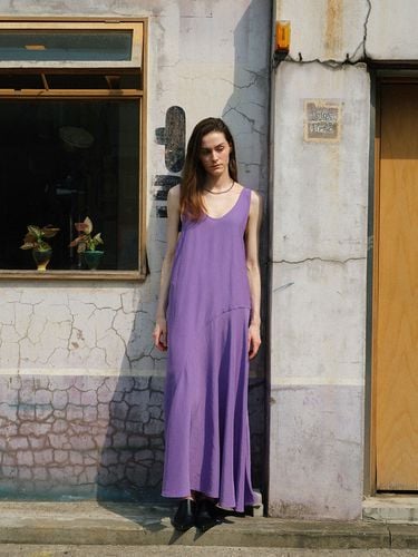 Draped Bustier Dress _Violet - MAGJAY - Modalova