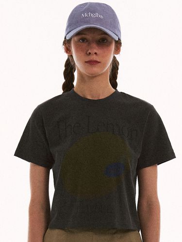 The Flavour Crop Tee - Dark Grey - MATCHGLOBE - Modalova