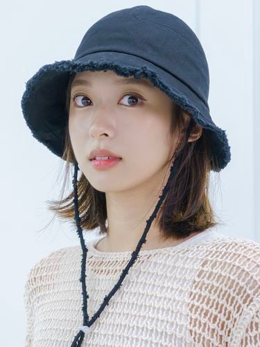 Bird Fringe Bucket Hat_3 Colors - meminn - Modalova