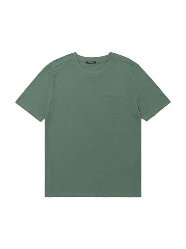 Pocket Patch Round T-Shirt _ Green - ADHOC - Modalova