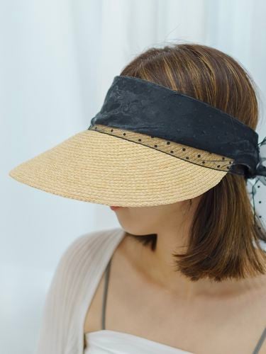 Giselle Dot Ribbon Sun Cap - meminn - Modalova