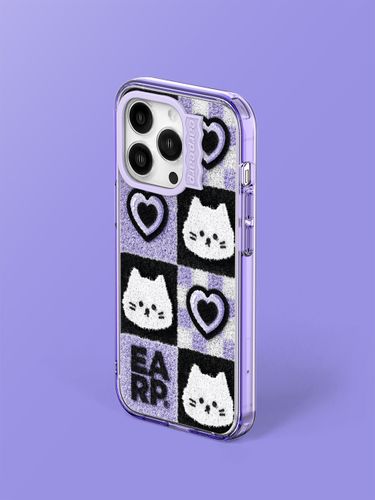 Checker Board Heart Chichi Phone Case - EARP EARP - Modalova