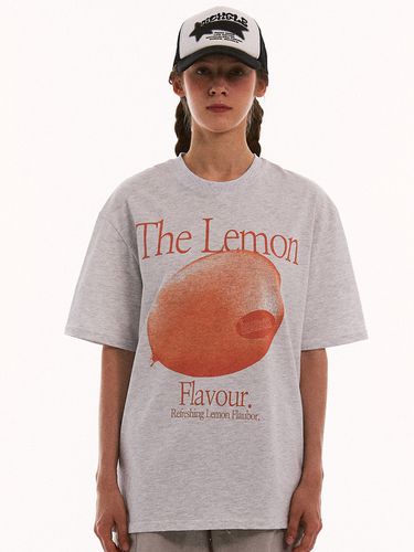 The Flavour Over-fit Tee - Melange - MATCHGLOBE - Modalova