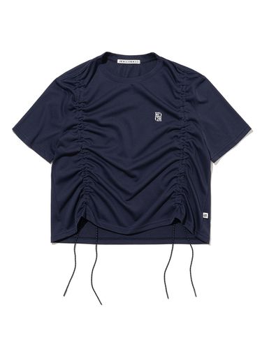 Classic Symbol String Short Sleeve T-shirt _Navy - ROCCI ROCCI - Modalova